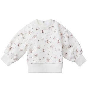 Jamie Kay Gracie Sweat Sweatshirt Top, Sweet William Floral, 0-3 months